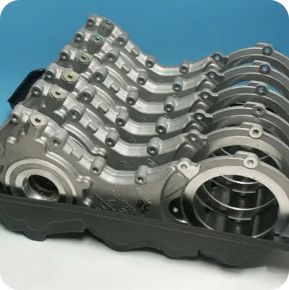 Vassoio termoformato per alloggiamento componenti automotive pressofusi – Seriplast Firenze