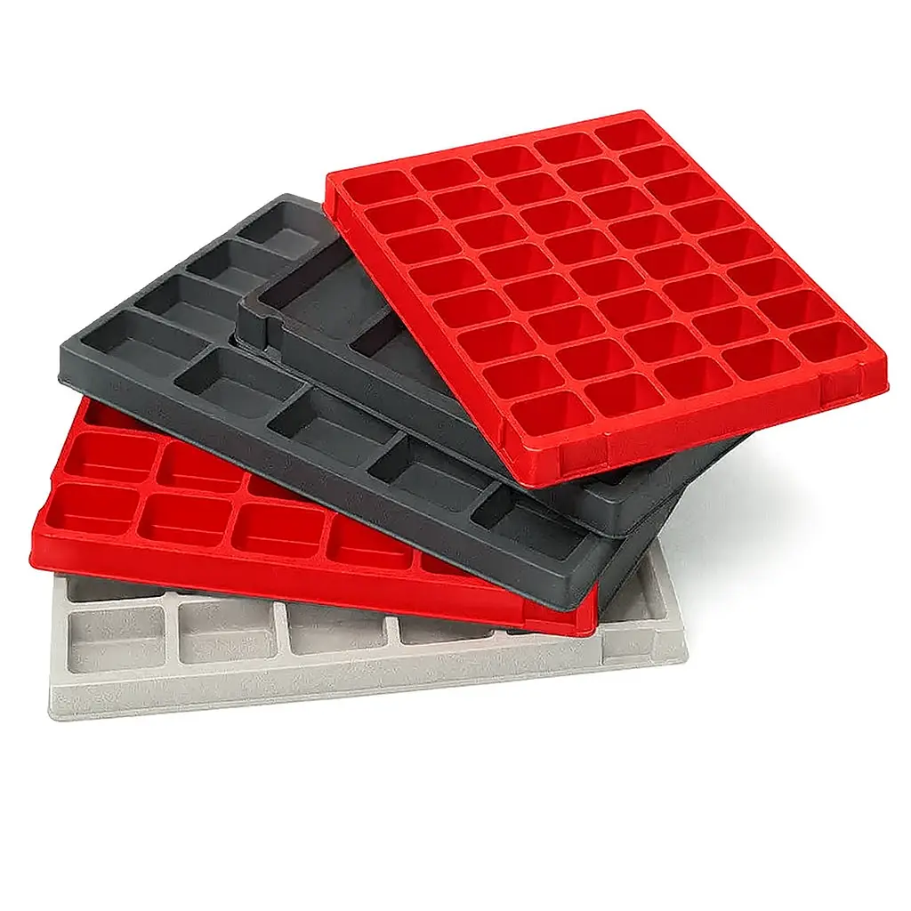 Vassoi alveolari standard e plateaux termoformati per movimentazione prodotti – Seriplast Firenze